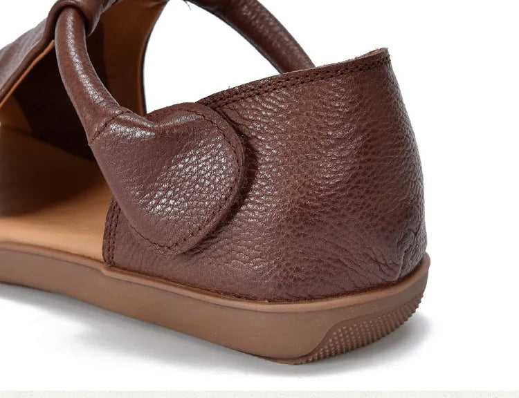 Vintage Soft Leather Flats – Handmade Retro Comfort | Mint Crush