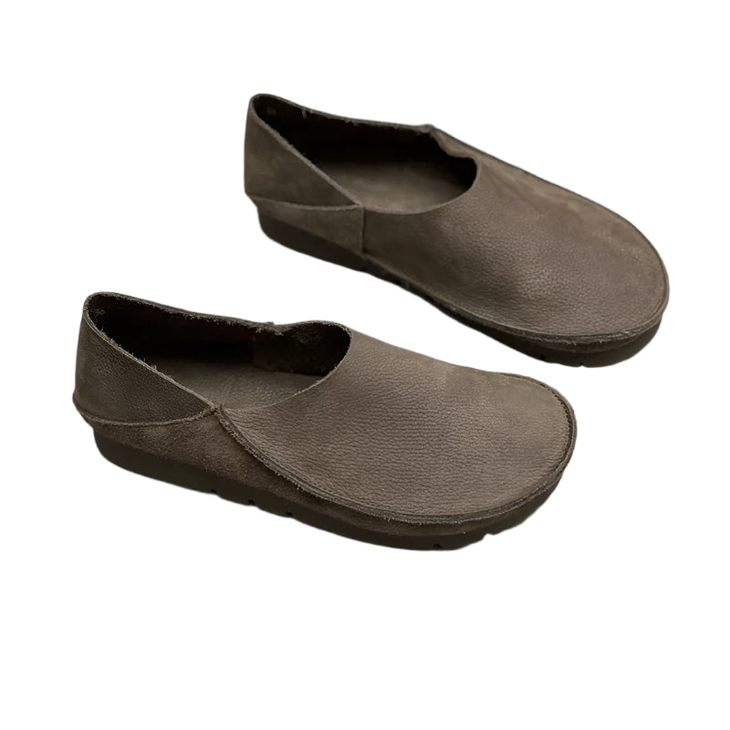Vintage Leather Ballerinas – Handmade Minimalist Flats | Mint Crush
