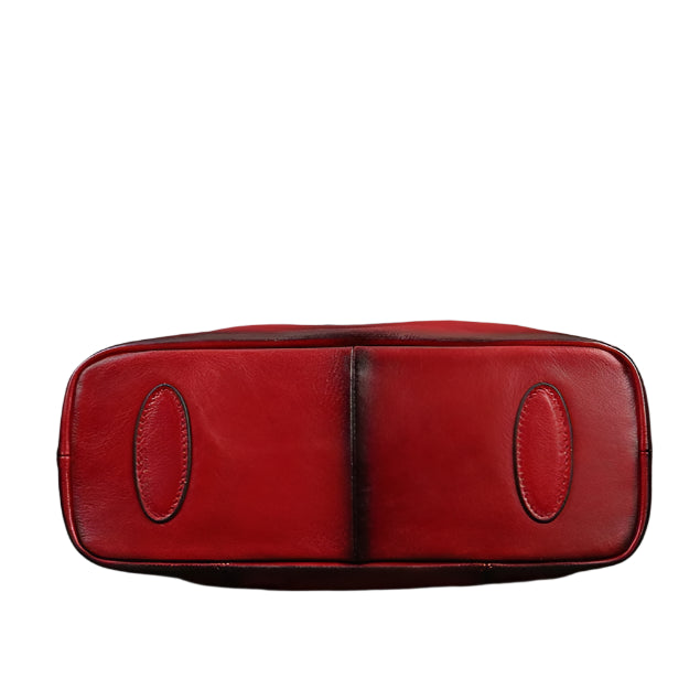 Retro Leather Shoulder Bag – Handmade Classic Charm